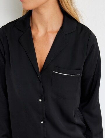 Koton Schlafshirt in Schwarz
