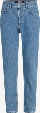 Karl Lagerfeld Tapered Jeans in Blauw: voorkant