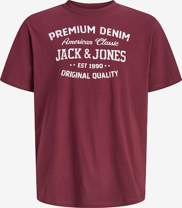 Jack & Jones Plus Shirt in Red: front
