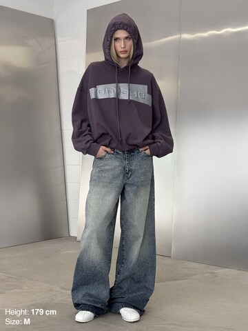 ENRAGE Sweatshirt 'TAPE' in Purple