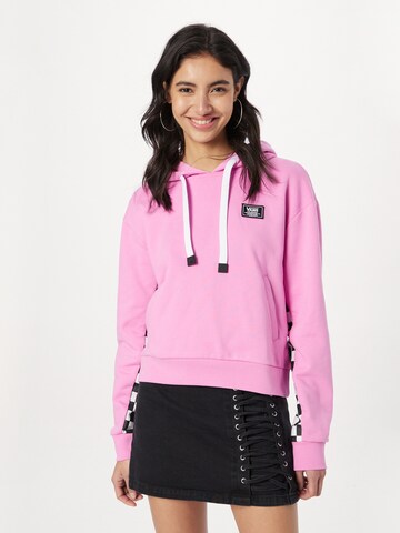 VANS Sweatshirt 'BOOM BOOM CHECK IT' in Pink: Vorderseite