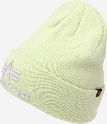 ALPHA INDUSTRIES Czapka w kolorze zielony: przód
