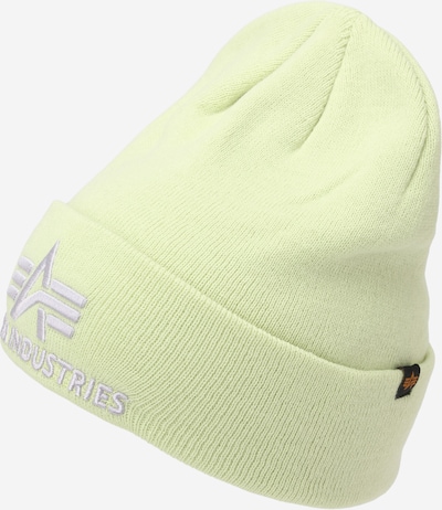 ALPHA INDUSTRIES Pipo värissä hopeanharmaa / limetti, Tuotenäkymä