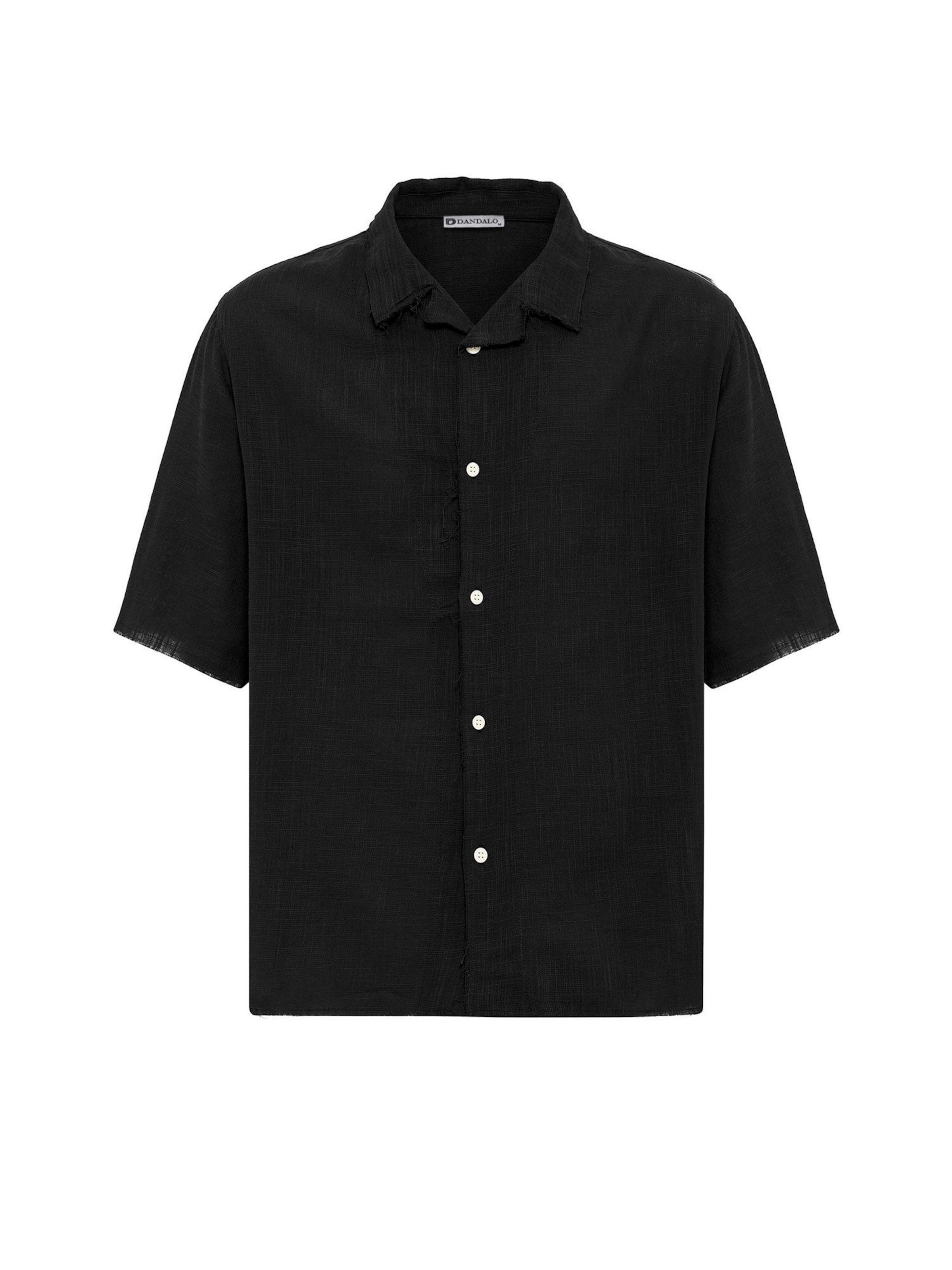 Dandalo Regular fit Skjorta i svart: framsida
