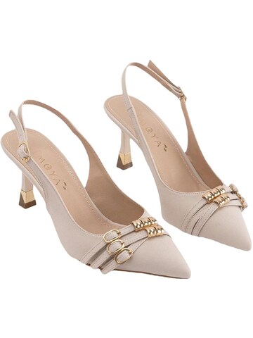 Limoya Slingpumps 'Rosig' in Beige