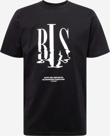 BLS HAFNIA T-Shirt 'North Sea' in Schwarz: predná strana