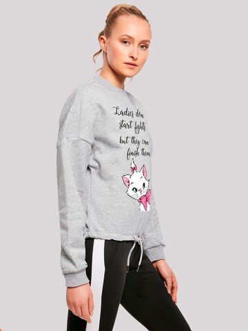 Sweat-shirt 'Disney Aristocats Don't' F4NT4STIC en gris