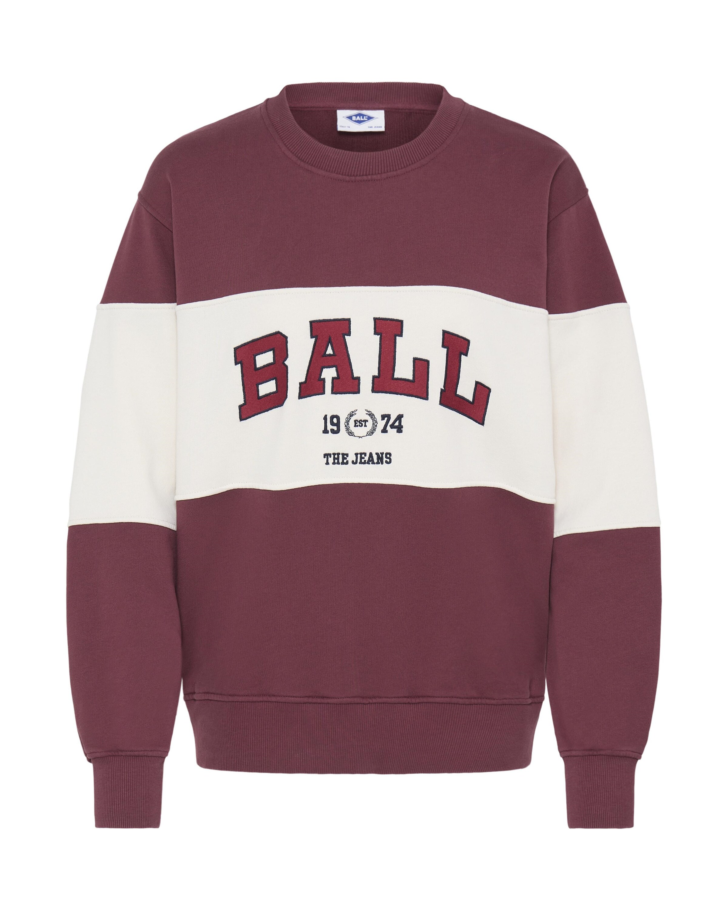 Ball Sweatshirt 'Montana' i brun: forside