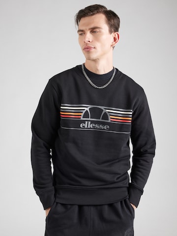 Felpa 'Lenta' di ELLESSE in nero: frontale