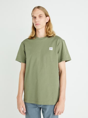 T-Shirt Lee en vert : devant