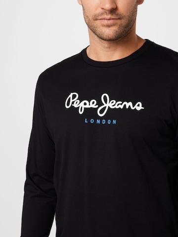 Pepe Jeans - Camisa 'EGGO' em preto