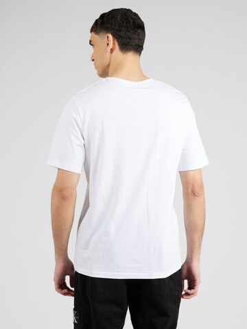 T-Shirt 'EPAULOS' JACK & JONES en blanc