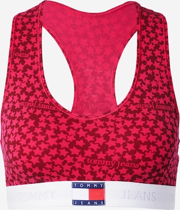 Tommy Jeans Bustier BH in Roze: voorkant