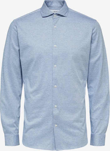 SELECTED HOMME Slim fit Overhemd 'Clark' in Blauw: voorkant