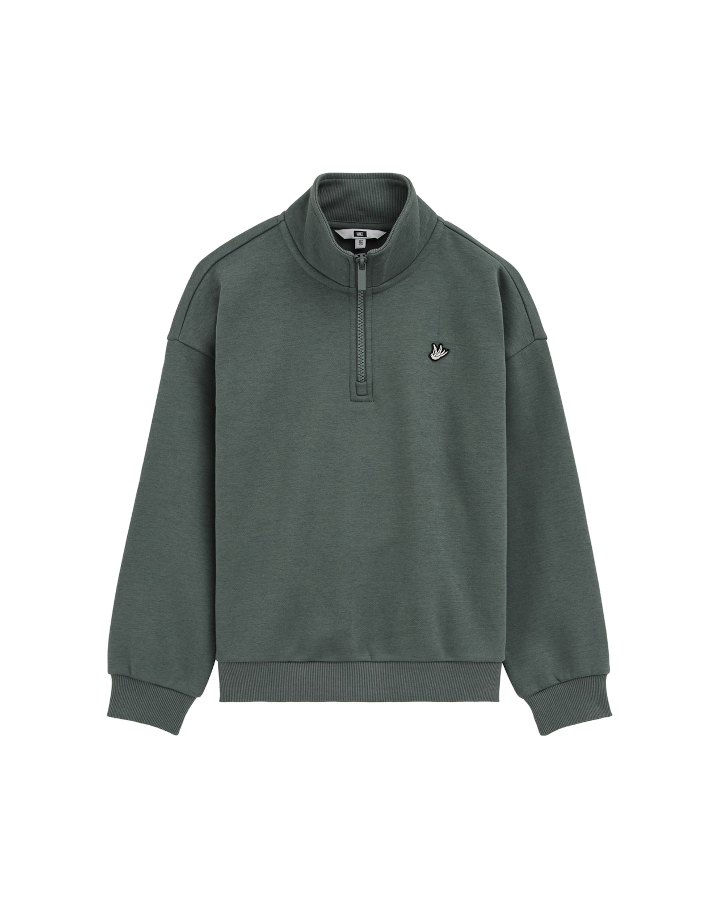 WE Fashion Свитшот в Зеленый: спереди