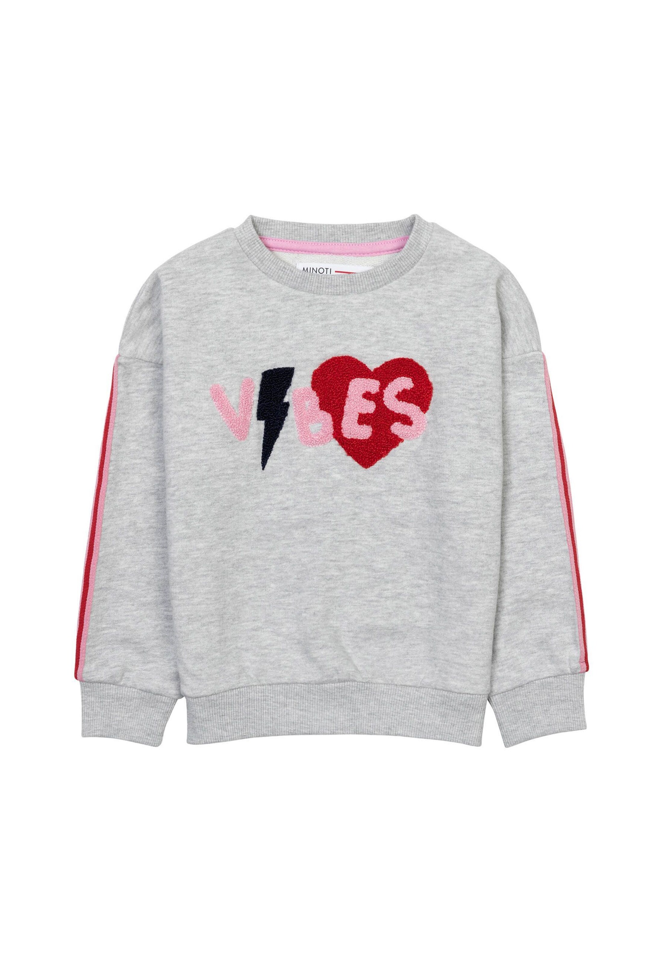 MINOTI Mikina - Sivá: predná strana