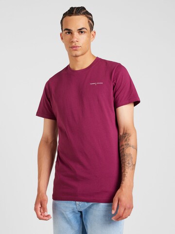 Tommy Jeans Shirt in Purple: front