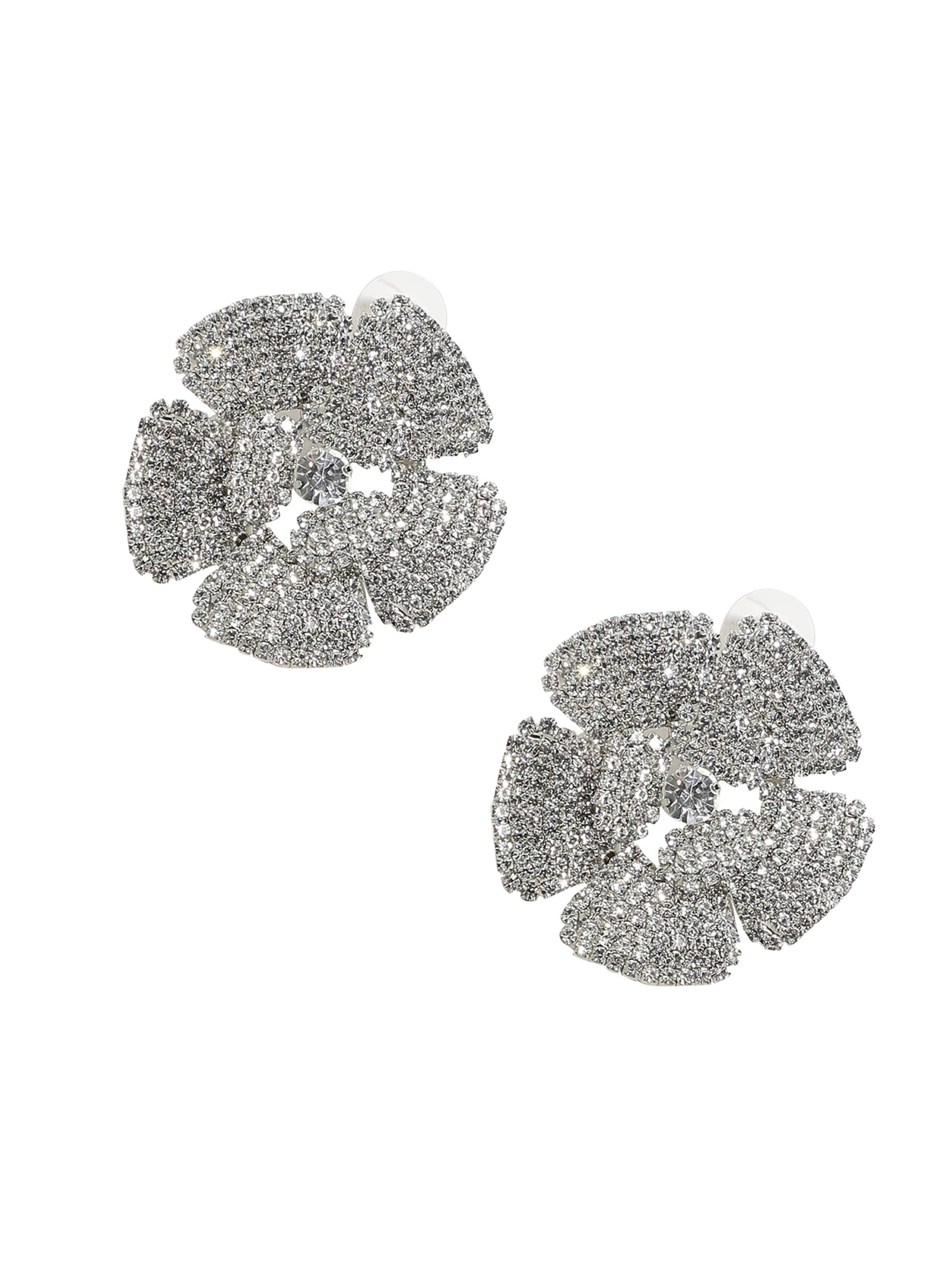 Cercei de la SOHI pe argintiu: față