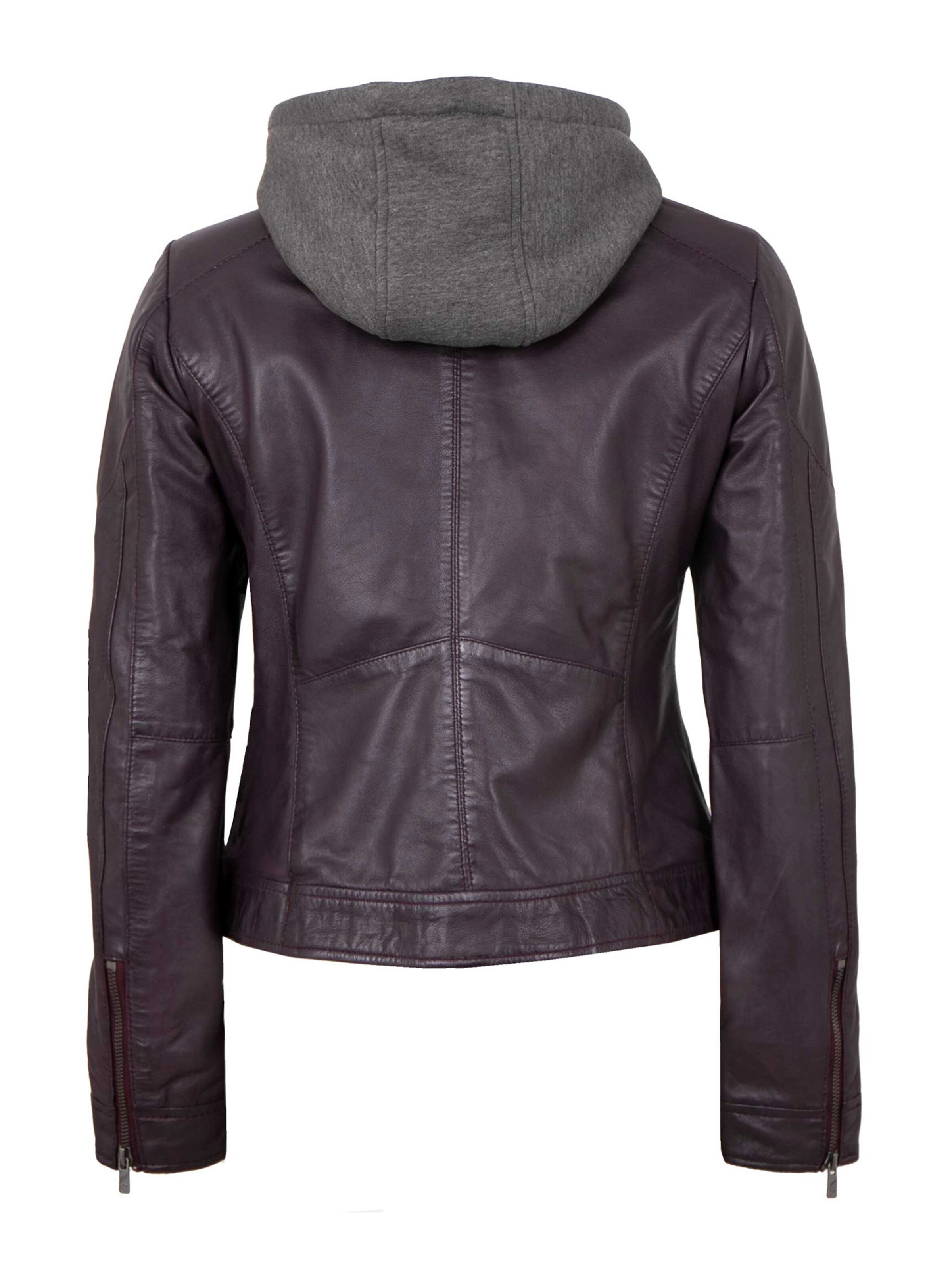 Jilani Between-Season Jacket in Purple