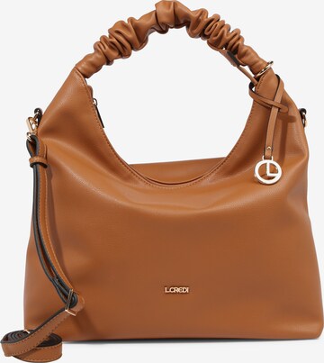 L.CREDI Handbag 'Jacobetta' in Brown: front