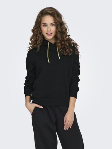 ONLY Sweatshirt 'ONLNoli' in Zwart: voorkant