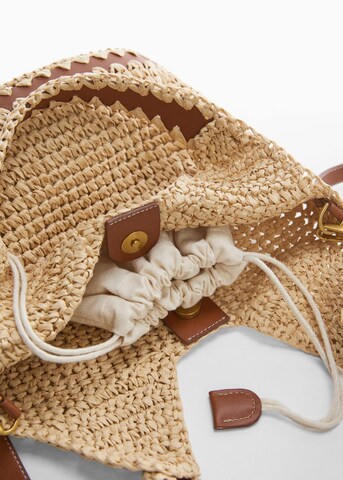 MANGO Tasche 'Min Lina' in Beige