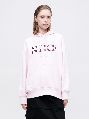Nike Sportswear Sweatshirt 'PHNX FLC' in Pink: Vorderseite
