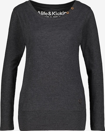 Alife and Kickin - Camiseta 'ConnyAK' en gris: frente