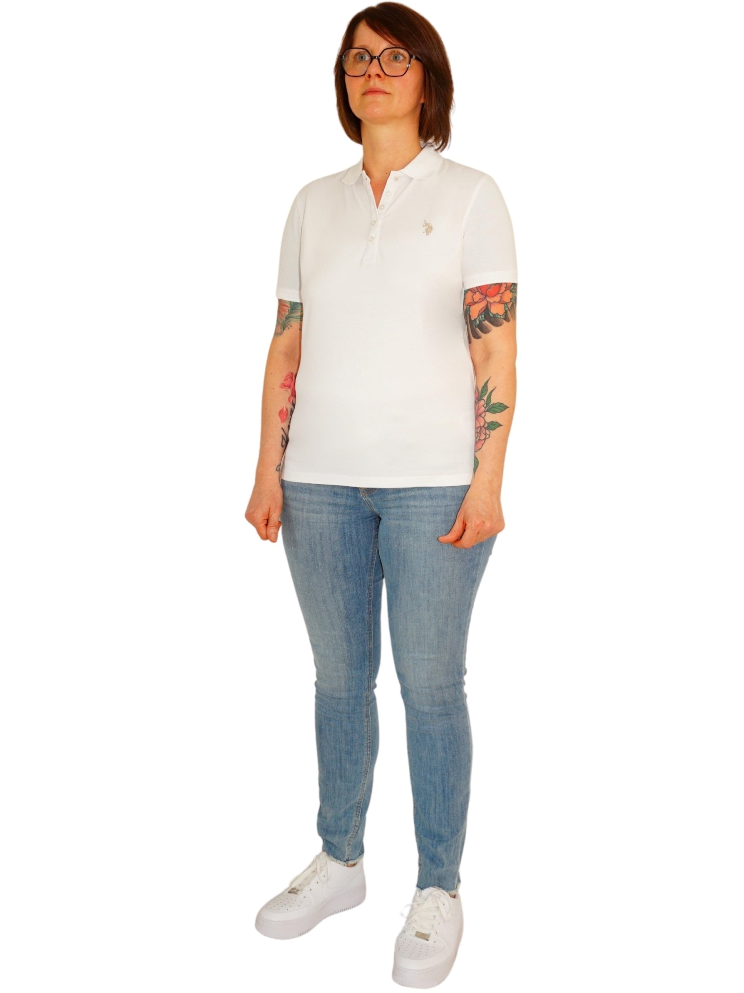 Maglietta di U.S. POLO ASSN. in bianco