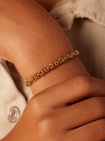 Lucardi Armband 'Coole Basics' in Gold: Vorderseite
