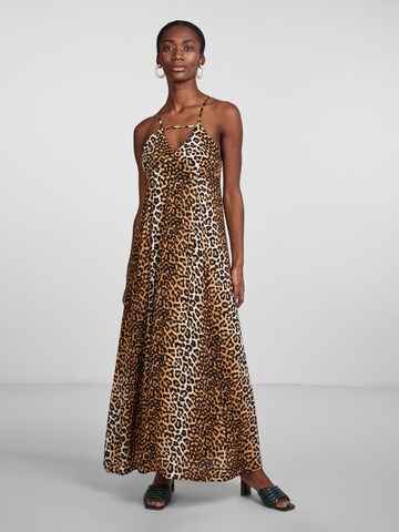 YAS Summer dress 'LEONORA' in Beige
