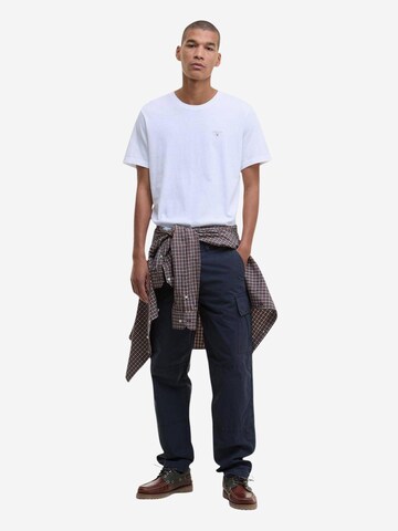 Maglietta 'TARTAN SPORTS TEE MTS0670' di Barbour in bianco