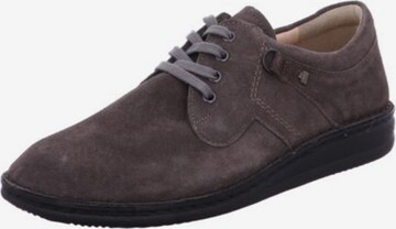 Finn Comfort Lace-Up Shoes in Grey: front