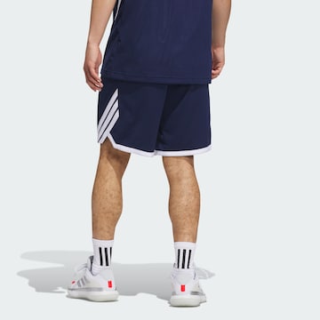 ADIDAS PERFORMANCE Loose fit Sports trousers '3G Speed' in Blue