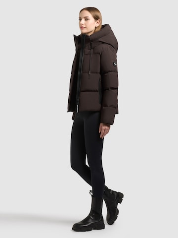 khujo Jacke 'Enits' in Braun