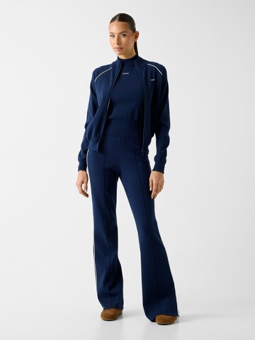 GUESS Zip-Up Hoodie in Blue