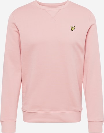 Lyle & Scott Sweatshirt in Roze: voorkant