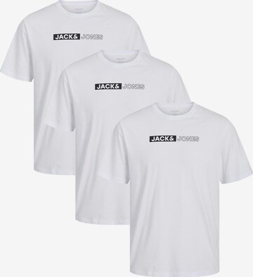JACK & JONES Shirt 'Corp' in White: front