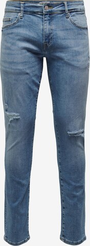 Only & Sons Regular Jeans 'Loom' in Blauw: voorkant