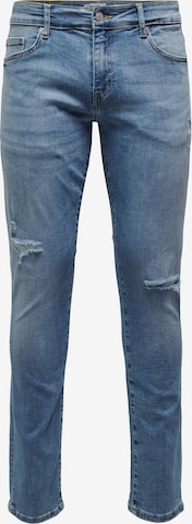 mėlyna Only & Sons Standartinis Džinsai 'Loom': priekis