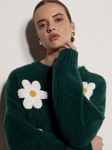 Pull-over ' ' Apricot en vert