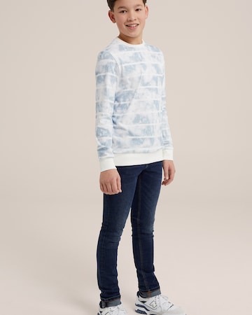 WE Fashion Shirt in Blauw