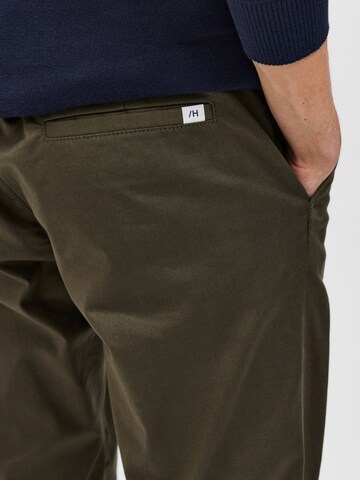 SELECTED HOMME Regularen Chino hlače 'Buckley' | zelena barva