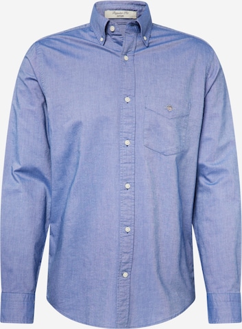 Chemise GANT en bleu : devant
