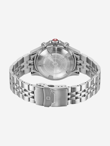 SWISS MILITARY HANOWA Analoog horloge 'Watchman' in Zilver
