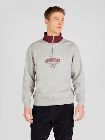 CONVERSESweater majica - siva boja: prednji dio