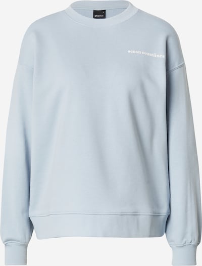 Gina Tricot Sportisks džemperis, krāsa - debeszils / balts, Preces skats