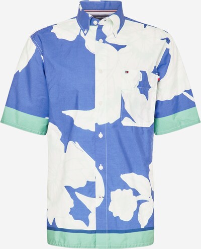 TOMMY HILFIGER Overhemd in de kleur Blauw / Mintgroen / Wit, Productweergave