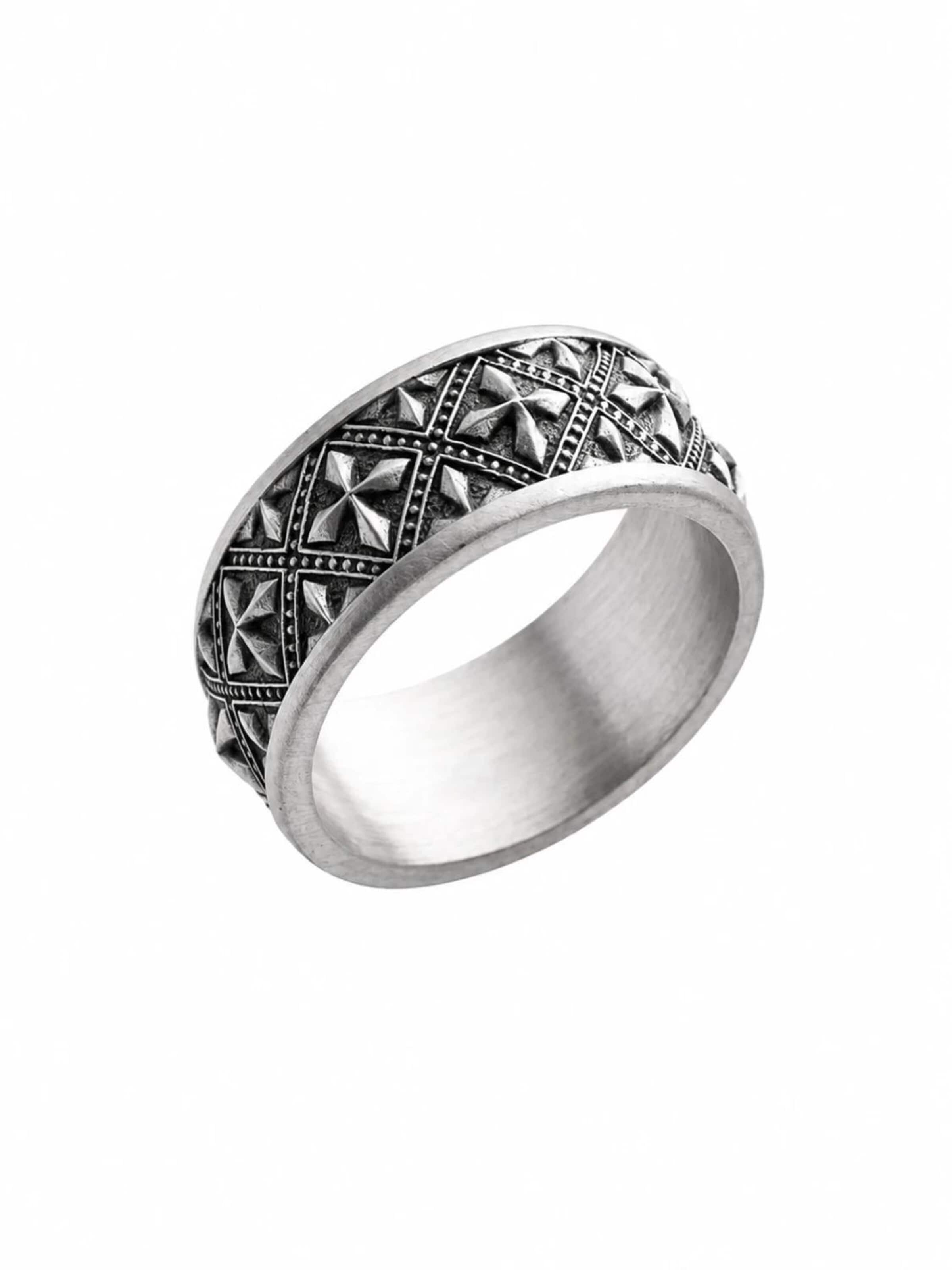 Bague 'Ritter' REYTEL en argent : devant