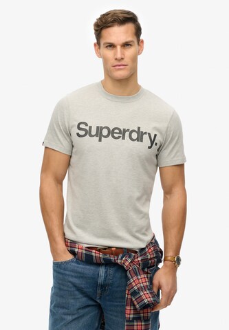 T-Shirt Superdry en vert : devant